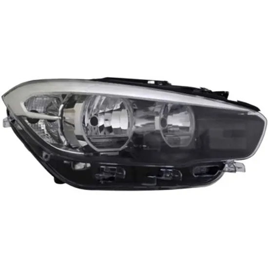 Far stanga BMW 1 F20 2011->2019 perioada 2012 2013 2014 2015 2016 2017 de la an de fabricatie 03/2015, cu motor reglaj, cu reglaj electric, cu bec H7/H7