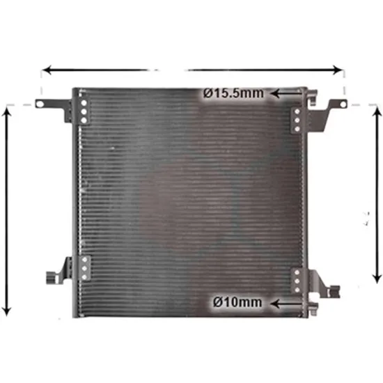 Radiator aer conditionat RENAULT SANDERO/STEPWAY 2 2013-> 1.6 16V 75KW 102CP , pentru motor perioada 2014 2015,2016,2017,2018 2019