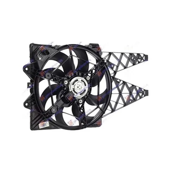 Ventilator Motor LANCIA DELTA 3 2008->2014 Electroventilator complet 1.4TURBO-1.6MJET, Perioada 2008 2009 2010 2011 2012 2013 2014