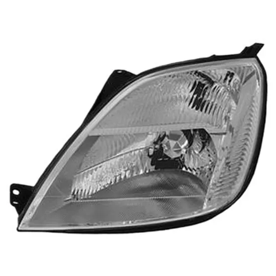 Far stanga FORD FIESTA 5 JH 2001->2010 perioada 2001 2002 2003 2004 2005 2006 2007 2008 pana la an de fabricatie 12/2005, cu motor reglaj, semnal alb, cu reglaj electric, cu bec H4