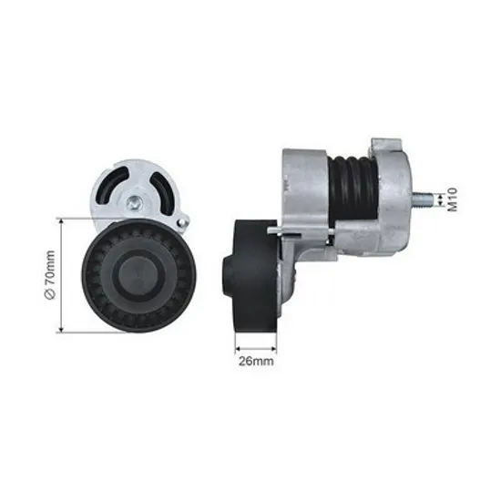 INTINZATOR CUREA TRANSMISIE BMW SERIE 1 120 i -125KW/170CP- 1995cmc, pentru motor N43 B20 A, perioada 2007,2008,2009,2010,2011
