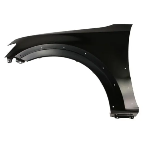 Aripa fata stanga MITSUBISHI PAJERO 4 2006-> perioada 2007 2008 2009 2010 2011 2012 , cu gauri pentru bandou, fara semnal, pentru cod oe 5220C251