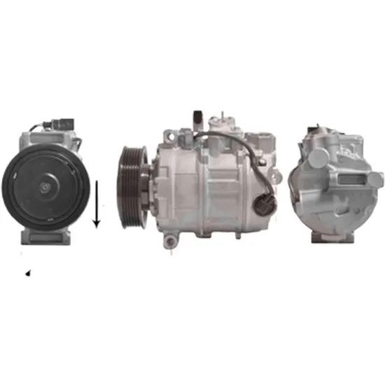 Compresor aer conditionat AUDI Q7 2006->2015 3.0 TDI quattro 150KW 204CP , pentru motor CJGC, CJMA perioada 2010 2011 2012 2013 2014 2015