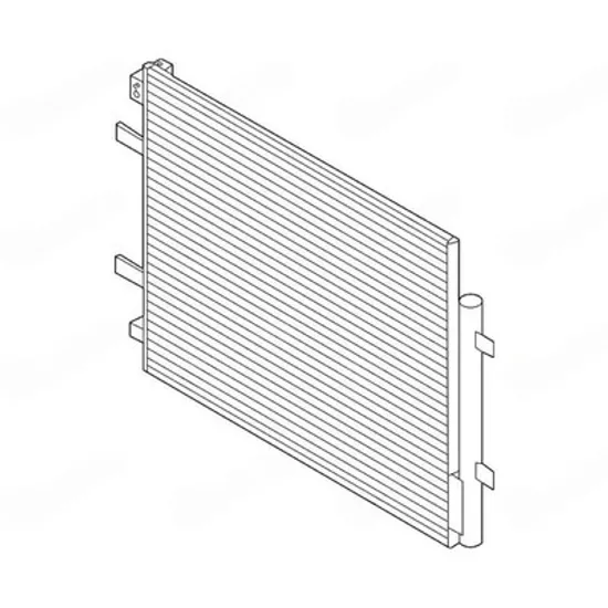 Radiator Aer Conditionat AUDI E-TRON 2018-> Radiator condensator aer conditionat (582x474) Perioada 2020 2021 2022 2023 2024 2025
