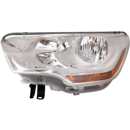 Far stanga CITROEN C4 2 B7 2009-> perioada 2009 2010 2011 2012 2013 2014 2015 2016 pana la an de fabricatie 2015, cu motor reglaj, semnal galben, cu reglaj electric, cu bec H7/H1