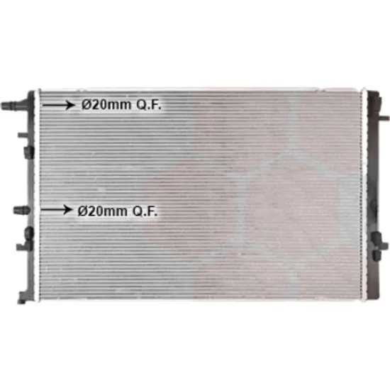 Radiator apa RENAULT GRAND SCENIC 4 2016-> 1.7 Blue dCi 120 88KW 120CP , pentru motor R9N 400, R9N 401 perioada 2018 2019,2020,2021,2022 2023