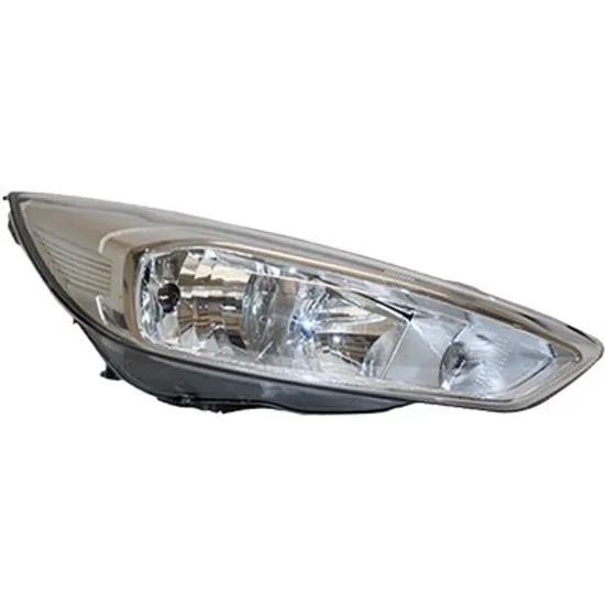 Far dreapta FORD FOCUS 3 2010->2019 perioada 2010 2011 2012 2013 2014 2015 2016 2017 2018 de la an de fabricatie 10/2014, cu motor reglaj, argintiu, semnal transparent, cu reglaj electric, cu bec H7/H1