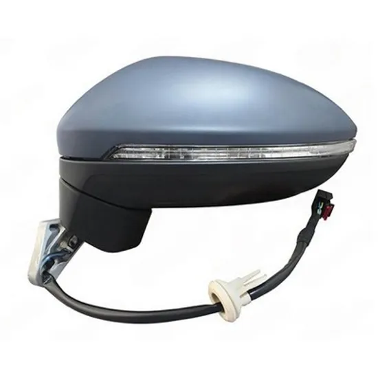 Oglinda VW TOURAN 2015-> Oglinda exterioara electrica cu incalzire cu rabatare electrica pentru vopsit (cu semnal si lampa podea) (13 PIN) STANGA Perioada 2015 2016 2017 2018 2019 2020
