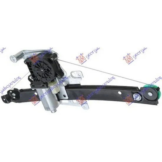 Macara Usa VOLVO V70 2 1999->2008 Macara usa spate electrica dreapta, Perioada 2000 2001 2002 2003 2004 2005 2006 2007