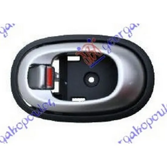 Maner Usa KIA SOUL 2 2014->2019 Maner usa fata/spate interior argintiu/negru dreapta Perioada 2014 2015 2016 2017 2018 2019 2020