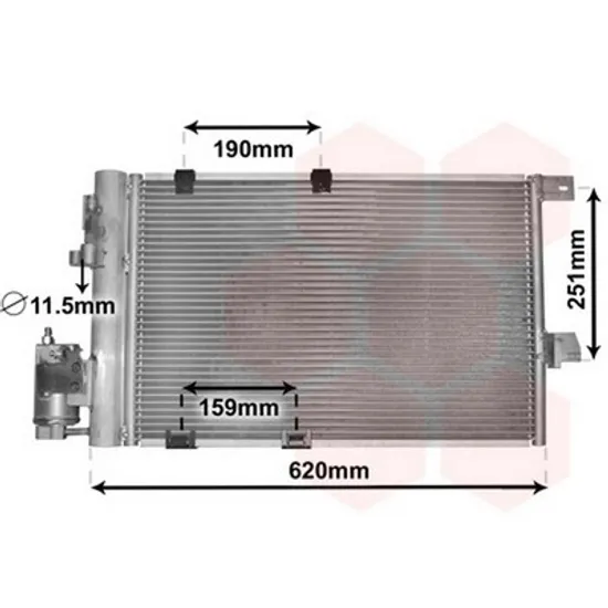 Radiator Aer Conditionat OPEL ASTRA G 1998->2009 Radiator aer conditionat ->2002 CV manuala/CV automata 54x38 2x1 6 Perioada 1998 1999 2000 2001 2002 2003 2004 2005 2006 2007 2008 2009