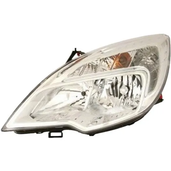 Far stanga OPEL MERIVA B 2010->2017 perioada 2011 2012 2013 2014 2015 2016 2017 pana la an de fabricatie 03/2014, cu motor reglaj, semnal transparent, cu reglaj electric, cu lumina de zi, cu bec H7/H1
