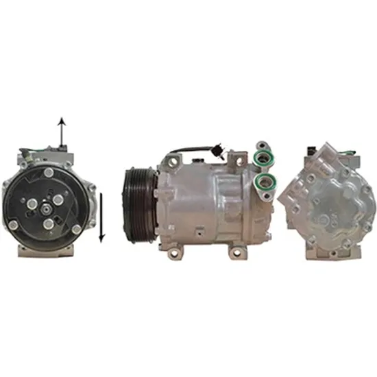 Compresor aer conditionat VOLVO V70 3 2007->2016 pentru 2.0 D, perioada 2007 2008 2009 2010 2011 2012 2013 2014 2015