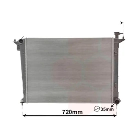 Radiator apa KIA CARENS 4 2013-> pentru 1.6 GDi, perioada 2013 2014 2015 2016 2017 2018