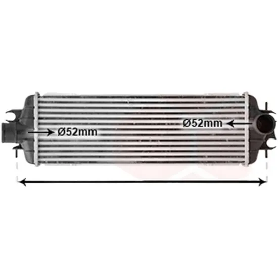 Intercooler RENAULT TRAFIC 2 2001-> pentru 2.5 dCi 135 , perioada 2003 2004 2005 2006 2007 2008