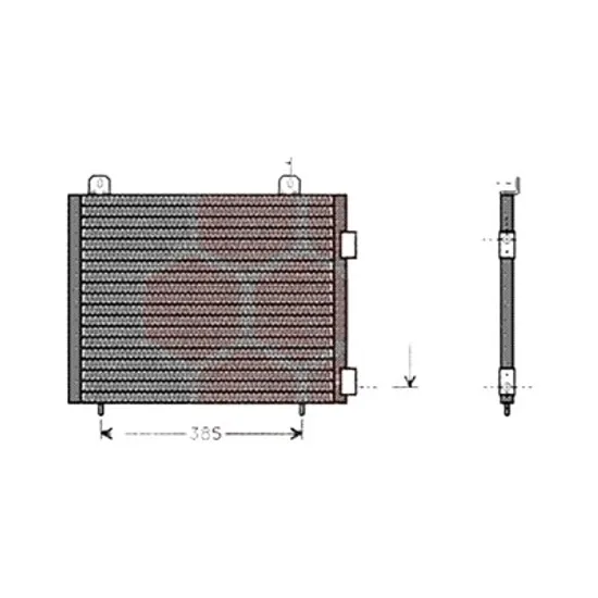 Radiator aer conditionat OPEL MOVANO B 2010->2020 2.3 CDTI FWD 81KW 110CP , pentru motor M9T 870 perioada 2012 2013,2014,2015,2016 2017