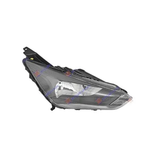 Faruri FORD C-MAX 2 2010->2019 Far reglaj electric negru cu lampa daylight LED (VALEO) dreapta 2014-> Perioada 2014 2015 2016 2017 2018 2019
