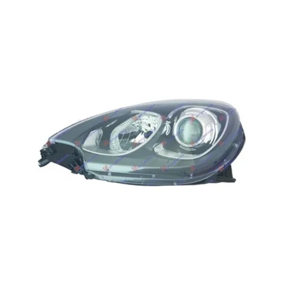 Faruri PORSCHE MACAN 2014-> Far reglaj electric (H7/H15) (DEPO) dreapta Perioada 2014 2015 2016 2017 2018 2019 2020