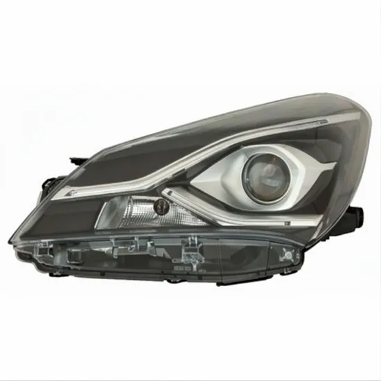 Faruri TOYOTA YARIS 2013->2020 Far reglaj electric (cu proiector) cu Daylight LED (E) (DEPO) STANGA Perioada 2013 2014 2015 2016 2017 2018 2019 2020