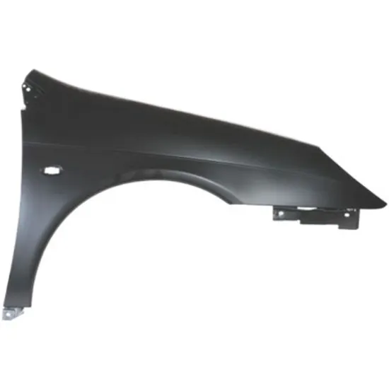 Aripa fata dreapta PEUGEOT PARTNER 1996->2010, PARTNER 1996->2015 perioada 1996 1997 1998 1999 2000 2001 2002 2003 2004 2005 de la an de fabricatie 2002, cu gauri bandou crom, cu semnal
