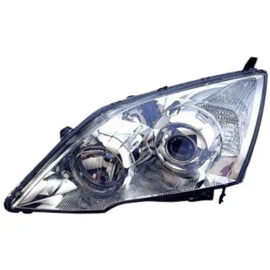 Far stanga HONDA CR-V 3 2006->2012 perioada 2009 2010 2011 2012 2013 2014 cromat, cu semnal, reglaj electric, reglaj manual, cu bec H1, cu bec HB3, cu bec W5W, cu bec WY21W