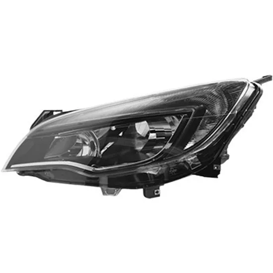 Far stanga OPEL ASTRA J 2009->2015 perioada 2010 2011 2012 2013 2014 2015 de la an de fabricatie 06/2012, cu motor reglaj, cu LED, cu faza scurta, cu lumina de zi, cu lumini de pozitie, cu bec H7/H7