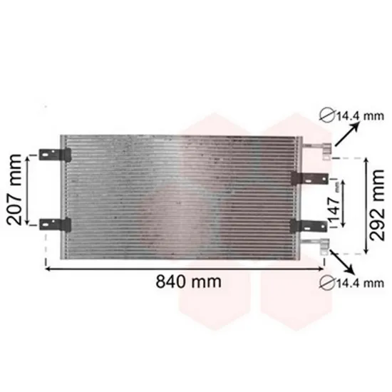 Radiator Aer Conditionat OPEL VIVARO A 2001->2014 Radiator aer conditionat 2,5 CDTi - DCi 69x39 Perioada 2001 2002 2003 2004 2005 2006