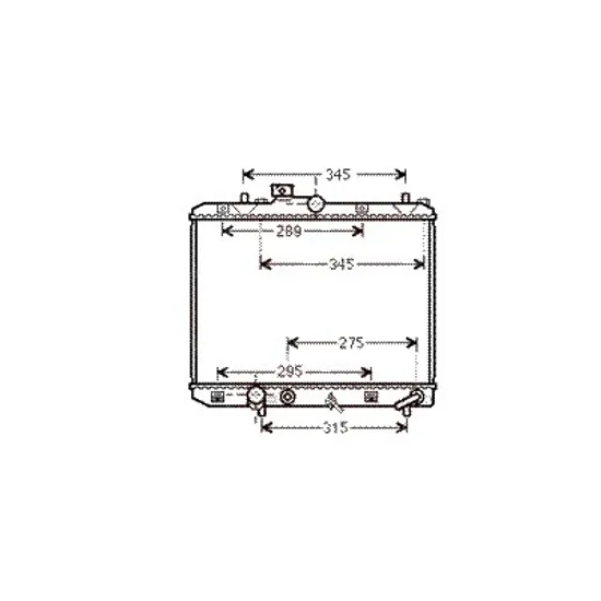 Radiator apa OPEL AGILA B 2008->2015 1.2 63KW 86CP , pentru motor K12B perioada 2008 2009,2010,2011 2012