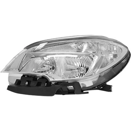 Far stanga OPEL MOKKA / MOKKA X 2012->2020 perioada 2013 2014 2015 2016 2017 2018 pana la an de fabricatie 2014, pana la serie sasiu EB999999, cu motor reglaj, cromat, cu reglaj electric, cu bec H7/HB3, cu bec W21W, cu bec W5W