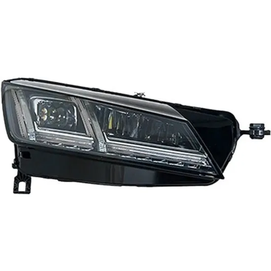 Far dreapta AUDI TT 2014-> perioada 2014 2015 2016 2017 2018 2019 fara motor reglaj, fara unitate comanda LED pentru lumini de pozitie, tip Matrix, semnal transparent, cu reglaj distanta iluminare automat, cu bec LED
