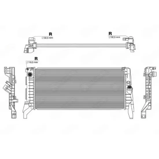Radiator Motor BMW X2 F39 2017-> Radiator apa motor 1.5-2.0 diesel manuala (680x299) Perioada 2017 2018 2019 2020 2021 2022