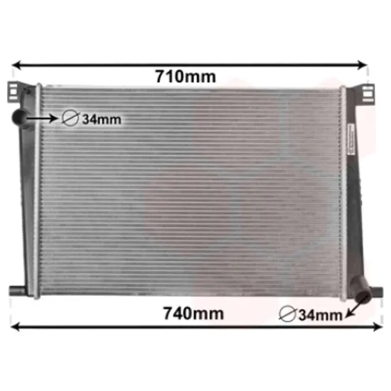 Radiator apa MINI MINI cupe R58 2010->2015 Cooper 85KW 115CP , pentru motor N16 B16 A perioada 2010 2011,2012,2013,2014 2015