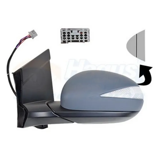 Capac Oglinda HONDA CIVIC 8 2005-> Capac oglinda pentru vopsit 3 usi cu suport semnal stanga hathback Perioada 2005 2006 2007 2008 2009 2010 2011