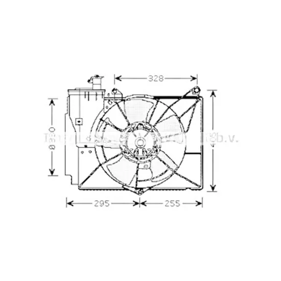 Ventilator motor TOYOTA YARIS 1999->2005 pentru 1.4 D-4D , perioada 2001 2002 2003 2004 2005