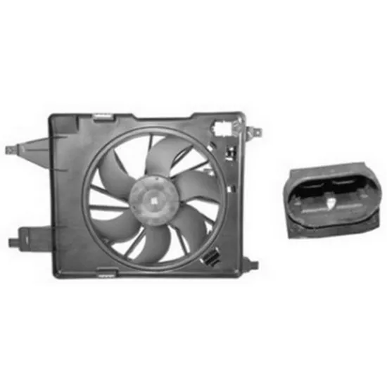 Ventilator Motor RENAULT MEGANE 2 2002->2010 Electroventilator motor complet benzina/diesel 2006->2009 Perioada 2002 2003 2004 2005 2006 2007 2008