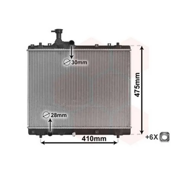 Radiator Motor SUZUKI SWIFT 4 2010->2016 Radiator apa 1.2 benzina (40x54x16) MANUAL (MAGYAR) (KOYO) Perioada 2010 2011 2012 2013 2014 2015 2016 2017