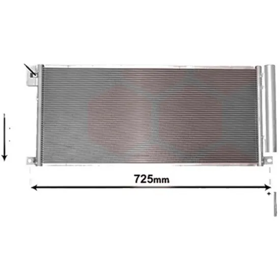 Radiator aer conditionat VOLVO S90 2 2016-> 2.0 T5 Drive-E Polestar 186KW 253CP , pentru motor B 4204 T26 perioada 2017 2018,2019,2020,2021 2022