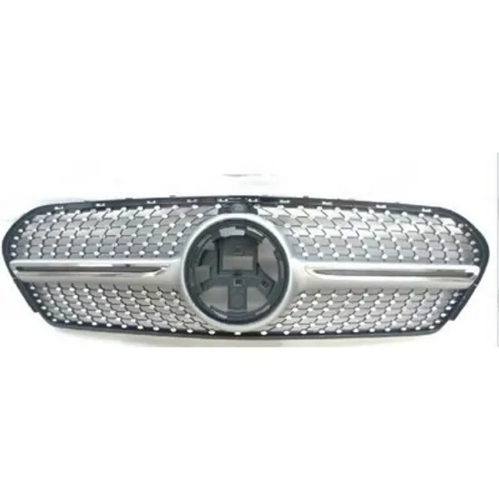 Grila Radiator MERCEDES GLE Coupe C167 2019-> Grila radiator neagra cu ornament argintiu si bandou cromat (AMG-LINE) Perioada 2019 2020 2021 2022 2023 2024