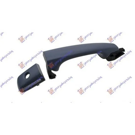 Maner Usa VOLVO S40 2 2004->2012 Maner exterior usa fata fara inchidere centralizata stanga, Perioada 2004 2005 2006 2007 2008 2009 2010
