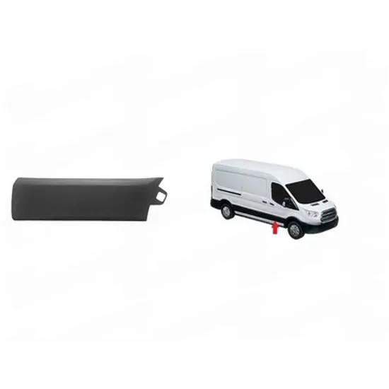Bandou Usa FORD TRANSIT 2013-> Bandou usa plastic gri DREAPTA Perioada 2013 2014 2015 2016 2017 2018