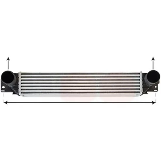 Intercooler CHEVROLET CAPTIVA C100 2006-> 2.0 D 4WD 93KW 126CP , pentru motor LLW perioada 2006 2007,2008 2009