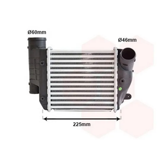 Intercooler AUDI A6 C6 2004->2011 Radiator intercooler 2,7-3,0 TDI (205x200x64) dreapta Perioada 2004 2005 2006 2007 2008 2009 2010 2011
