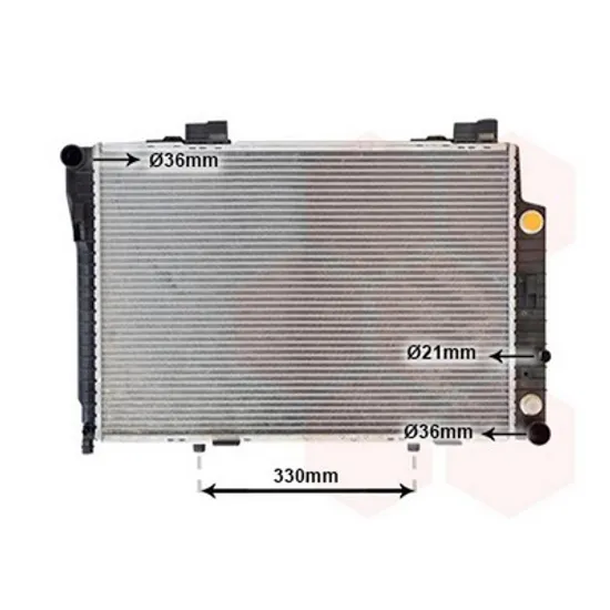 Radiator Motor MERCEDES SLK R170 1996->2004 Radiator apa pentru toate modelele CV manuala/automata cu aer conditionat (61.5x42) BEHR Perioada 1996 1997 1998 1999 2000 2001 2002 2003 2004