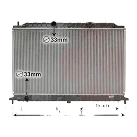 Radiator apa KIA RIO 4 2005->2011 pentru 1.4 16V, perioada 2005 2006 2007 2008 2009 2010 2011