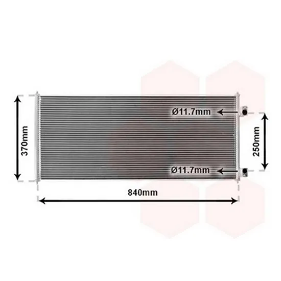 Radiator Aer Conditionat FORD TRANSIT 2000->2006 Radiator aer conditionat benzina/ diesel (80,5x36) Perioada 2000 2001 2002 2003 2004 2005 2006