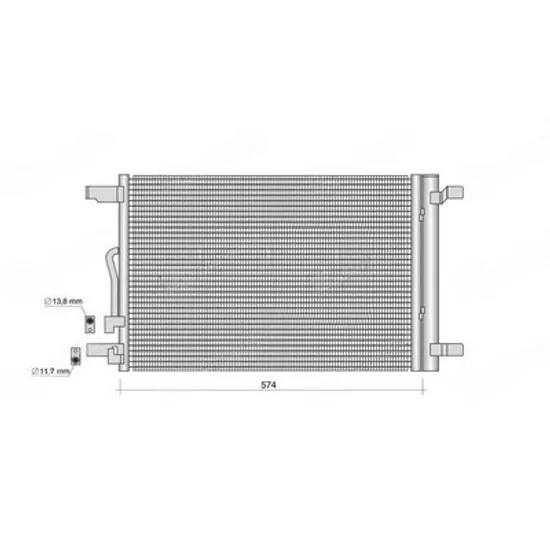 Radiator Aer Conditionat SKODA KAROQ 2020-> Radiator condensator aer conditionat 1.0-1.5-2.0 benzina 2.0 diesel (535x375x12) (KOYO) Perioada 2021 2022 2023 2024 2025