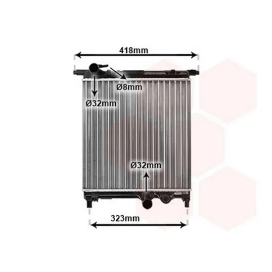 Radiator Motor SEAT Mii 2011-> Radiator apa 1,0i-12V (35x36x1,9) (KOYO) Perioada 2011 2012 2013 2014 2015 2016 2017