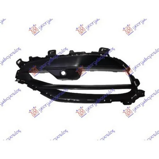 Grila Bara MERCEDES A-CLASS W176 2012->2018 Grila bara fata cu gauri senzori parcare A45 AMG stanga 2015->2018 Perioada 2015 2016 2017 2018