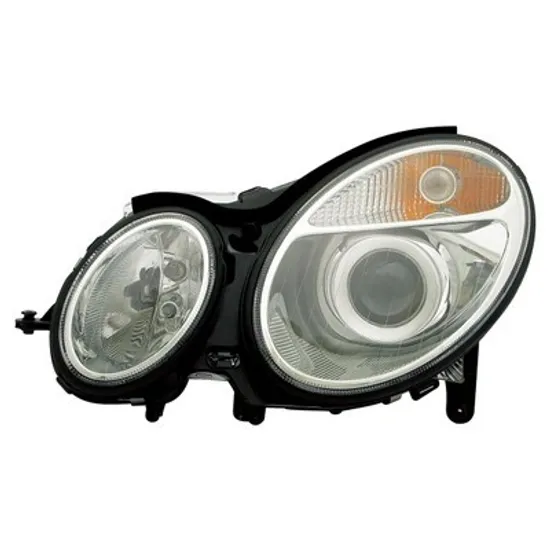 Faruri MERCEDES E-CLASS W211 2002->2009 Far stanga cu reglaj electric, H7/H7 ->06 Perioada 2002 2003 2004 2005 2006