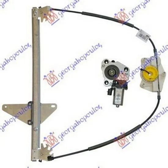 Macara Usa PEUGEOT 307 2000->2011 Macara usa pentru 3 usi electrica EUROPE dreapta Perioada 2000 2001 2002 2003 2004 2005 2006 2007 2008